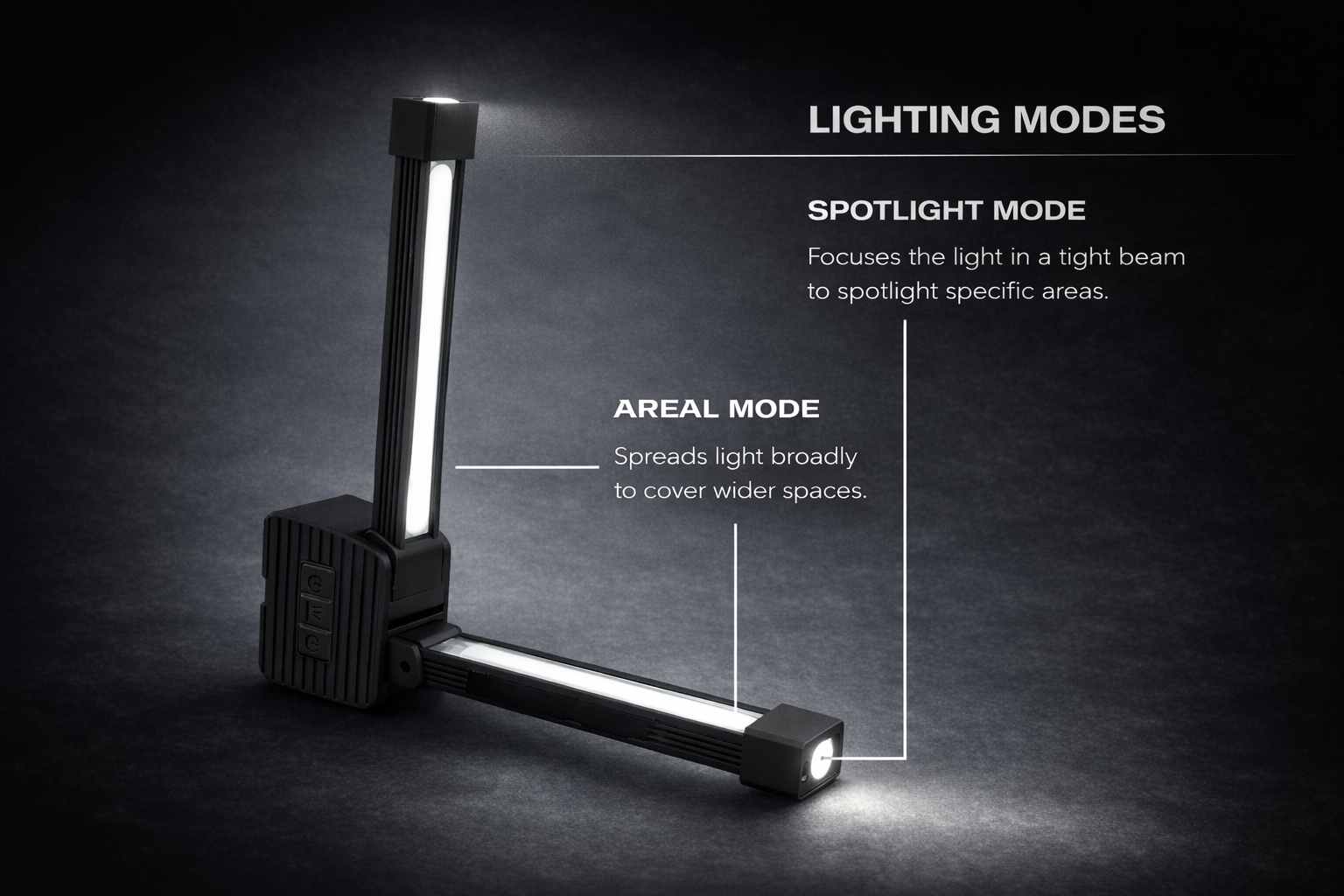 Flex Glow™ Ultra-Bright Gym Light